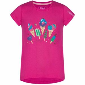 Loap BESNUDA Lány póló, rózsaszín, méret 122-128