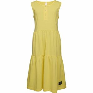 Lewro LUSA Lány ruha, sárga, méret 140-146