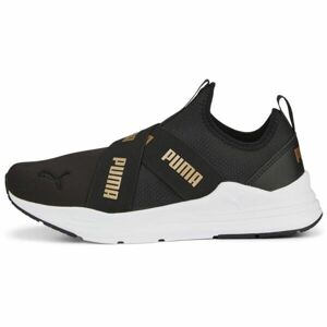 Puma WIRED RUN SLIPON WNS SPACE Női szabadidőcipő, fekete, méret 38.5