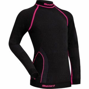 Blizzard GIRLS LONG SLEEVE Funkcionális aláöltöző felső, fekete, méret 152-158