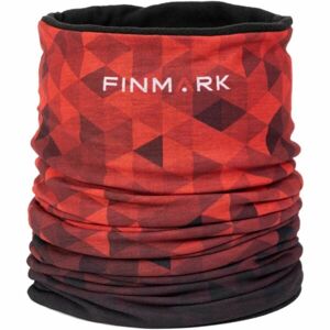 Finmark FSW-211 Multifunkcionális kendő fleece belsővel, piros, méret