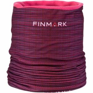 Finmark FSW-207 Női multifunkcionális kendő fleece belsővel, rózsaszín, veľkosť os