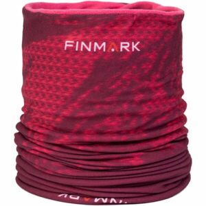 Finmark FSW-208 Női multifunkcionális kendő fleece béléssel, rózsaszín, méret