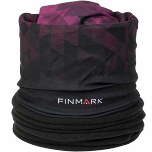 Finmark FSW-235 Multifunkcionális kendő fleece résszel, fekete, veľkosť os