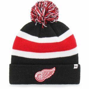 47 NHL DETROIT RED WINGS BREAKAWAY CUFF KNIT Téli sapka, fekete, méret UNI