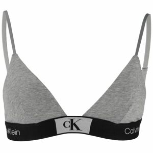 Calvin Klein ´96 COTTON-UNLINED TRIANGLE Női melltartó, szürke, veľkosť L