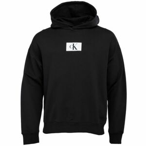 Calvin Klein ´96 TERRY LOUNGE-L/S HOODIE Férfi sportpulóver, fekete, veľkosť XL