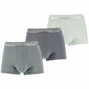 Calvin Klein TRUNK 3PK Férfi boxeralsó, szürke, méret XXL