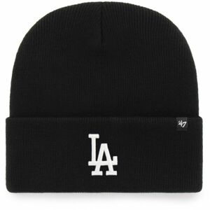 47 MLB LOS ANGELES DODGERS HAYMAKER CUFF KNIT Téli sapka, fekete, méret UNI