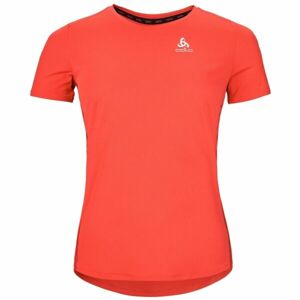 Odlo W CREW NECK S/S ZEROWEIGHT CHILL-TEC Női futópóló, narancssárga, méret L