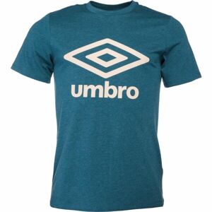 Umbro LARGE COTTON LOGO TEE Férfi póló, sötétzöld, méret M