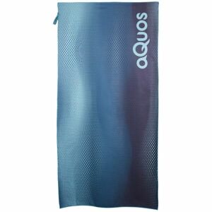 AQUOS TECH TOWEL 75x150 Gyorsan száradó sporttörülköző, kék, méret os