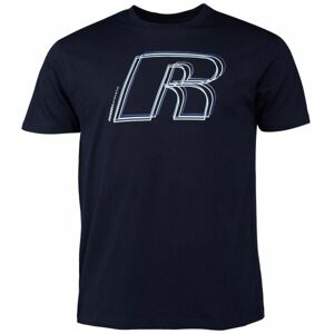 Russell Athletic T-SHIRT M Férfi póló, sötétkék, méret