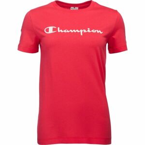 Champion CREWNECK T-SHIRT Női póló, piros, veľkosť L
