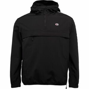 Champion HOODED JACKET HZ Férfi átmeneti kabát, fekete, veľkosť L