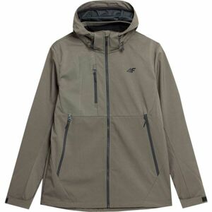 4F MEN´S JACKET SOFTSHELL Férfi softshell kabát, khaki, veľkosť M