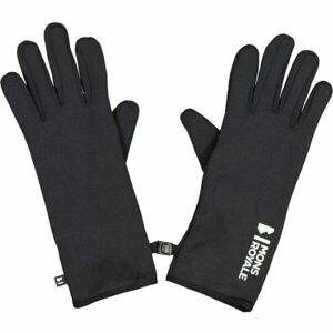 MONS ROYALE AMP WOOL FLEECE GLOVE Uniszex kesztyű, fekete, méret M