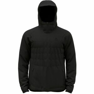 Odlo M ASCENT S-THERMIC HOODED INSULATED JACKET Férfi kabát, fekete, veľkosť XL