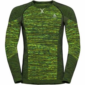 Odlo BL TOP CREW NECK L/S BLACKCOMB ECO Funkcionális felső, zöld, méret