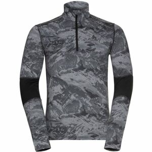 Odlo M BL TOP TURTLE NECK WHISTLER Férfi funkcionális felső, sötétszürke, méret L