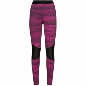 Odlo BL BOTTOM LONG WHISTLER ECO Női funkcionális leggings, rózsaszín, veľkosť S