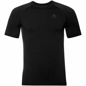 Odlo BL TOP CREW NECK S/S PERFORMANCE WARM ECO Férfi funkcionális póló, fekete, veľkosť L