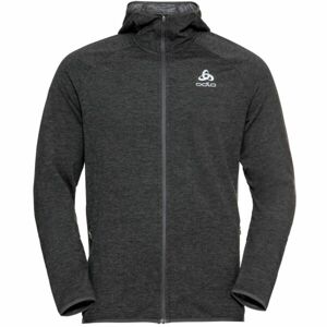 Odlo RUN EASY 365 MIDLAYER HOODY Férfi pulóver futáshoz, fekete, méret XXL