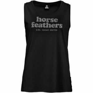 Horsefeathers ALLISON TANK TOP Női top, fekete, méret M