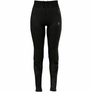 Odlo W ZEROWEIGHT WARM REFLECTIVE TIGHTS Női leggings futáshoz, fekete, méret L