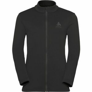 Odlo MID LAYER FULL ZIP BERRA KIDS Gyerek pulóver, fekete, veľkosť 128