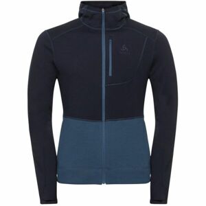 Odlo PERFORMANCE WOOL X-WARM HOODY Férfi pulóver, fekete, veľkosť M