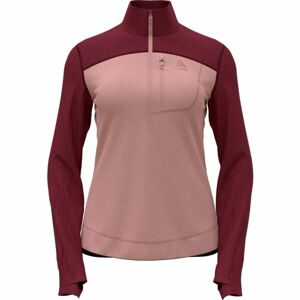 Odlo W PERFORMANCE WOOL X-WARM Női középső réteg, rózsaszín, méret XS