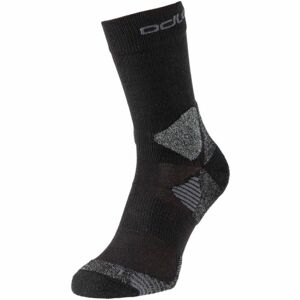 Odlo SOCKS CREW PRIMALOFT HIKE Zokni, fekete, méret 39/41