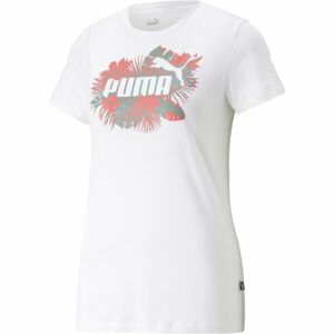 Puma ESS + FLOWER POWER TEE Női póló, fehér, méret L