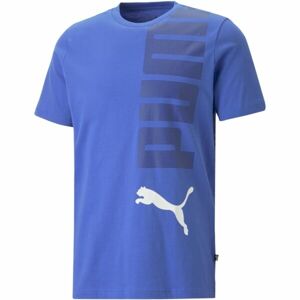 Puma ESS+LOGO LAB TEE Férfi póló, kék, méret S