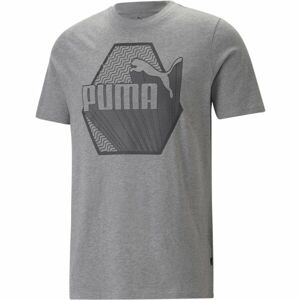 Puma GRAPHICS RUDAGON TEE Férfi póló, szürke, méret