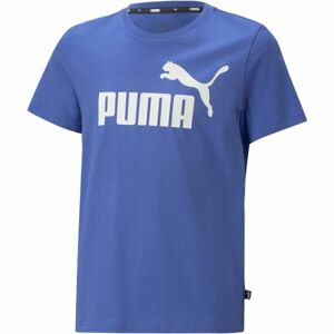 Puma ESS LOGO TEE B Fiú póló, kék, veľkosť 152
