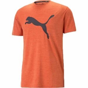 Puma TRAIN FAV HEATHER CAT TEE Férfi póló sportoláshoz, narancssárga, méret XXL