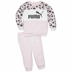 Puma ESS+ MATES INFANTS JOGGER FL DESERT Gyerek melegítő szett, rózsaszín, méret 92