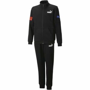 Puma POWER COLORBLOCK SUIT FL Férfi melegítő szett, fekete, veľkosť 116