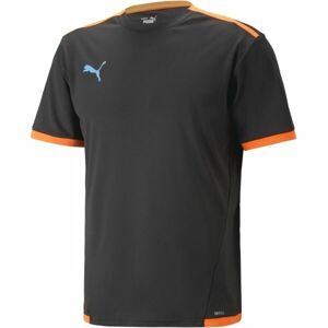 Puma TEAM LIGA JERSEY Férfi futballpóló, fekete, méret XL