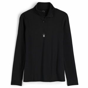 Spyder TEMPTING ZIP T-NECK Női pulóver, fekete, méret