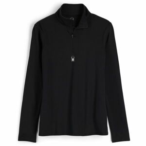 Spyder TEMPTING ZIP T-NECK Női pulóver, fekete, méret S