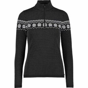 CMP WOMAN JACKET KNITTED Női garbó, fekete, veľkosť 38