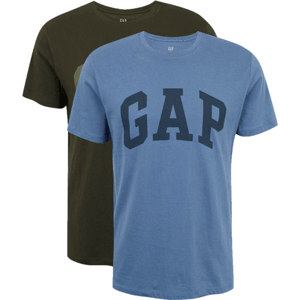 GAP V-INTX 2PK ARCH LOGO Férfi póló, khaki, méret XXL