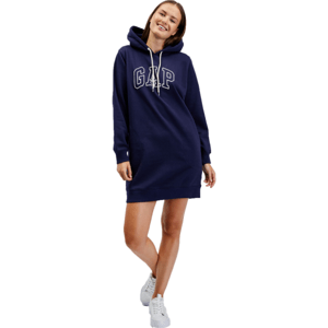 GAP HOODIE DRESS Női pulóverruha, sötétkék, veľkosť L