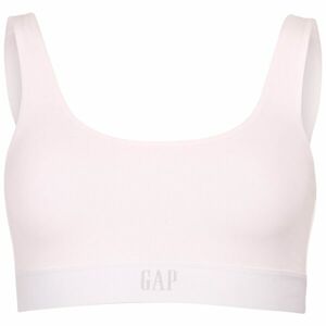 GAP STRETCH COTTON LOGO BRALETTE Női melltartó, fehér, méret XS