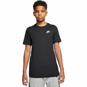 Nike NSW TEE EMB FUTURA B Fiú póló, fekete, veľkosť S