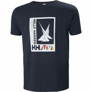 Helly Hansen SHORELINE T-SHIRT 2.0 Férfi póló, sötétkék, méret XL