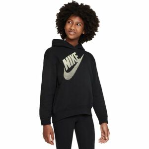 Nike NSW OS PO Lány pulóver, fekete, méret